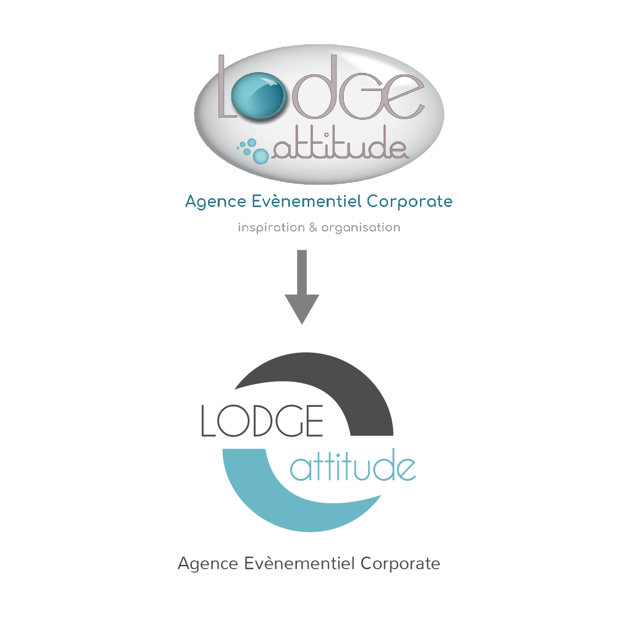 logo lodge attitude avant après