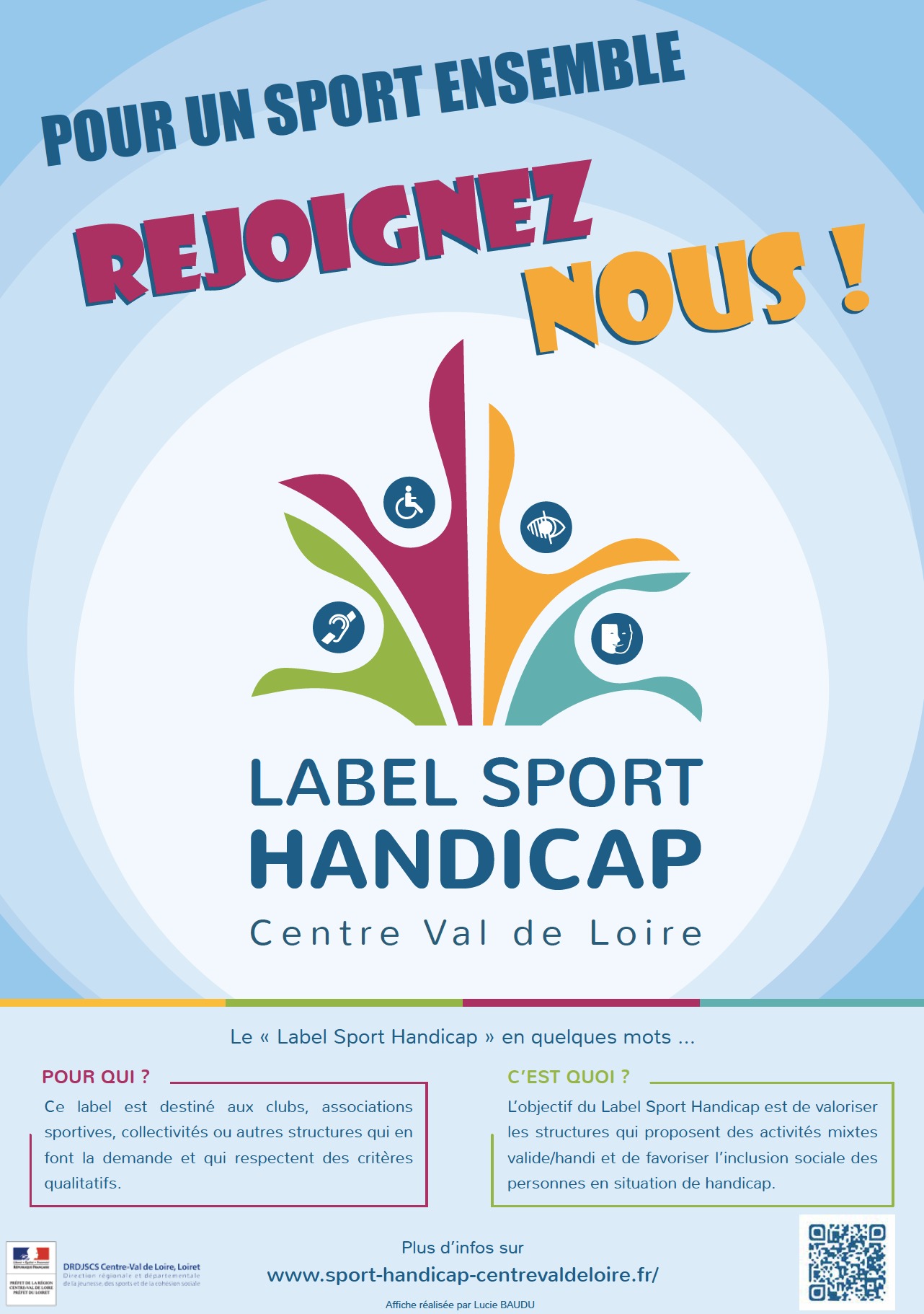 Affiche label sport handicap